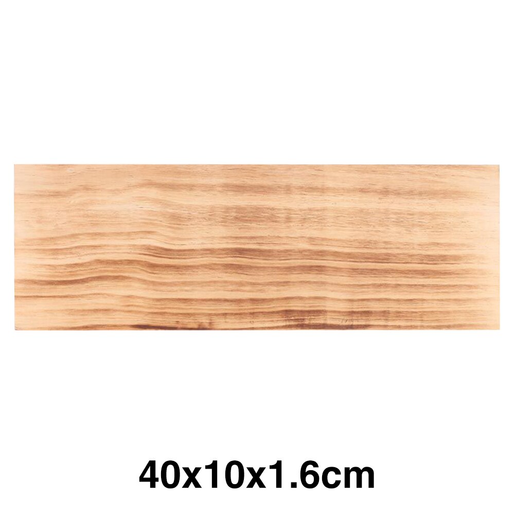 Solid Wood With Screws Office Easy Install Floating Shelf Kitchen Home Decor Book Holder Wall Mounted Space Saving Simple: 40x10x1.6cm