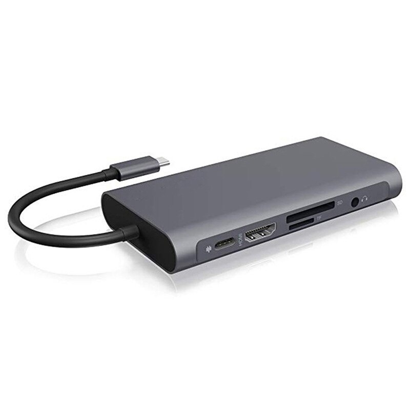 Bewinner Docking Station 8 In 1 USB-C – Porta HDMI 4K, USB 3.0, RJ45, SD E Ricarica PD 100W Per Laptop E Smartphone - 4