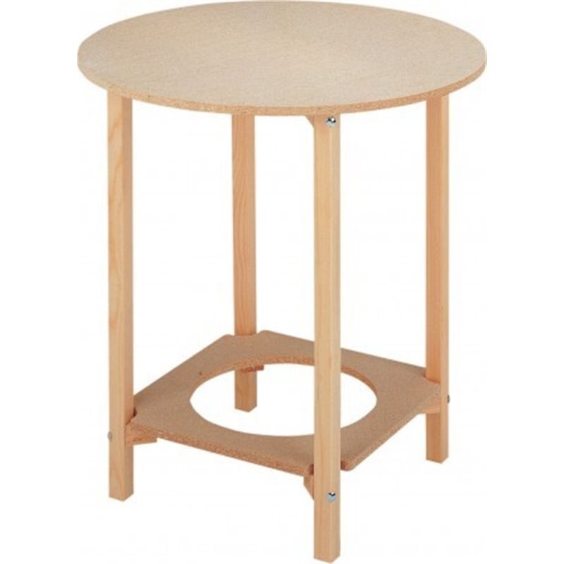 MESA CAMILLA 70CM CON AGUJERO CLIMENT MAD C70