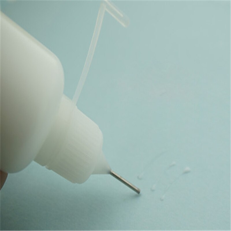 1PC 30ML Glue Applicator Plastic Reuse Needle Squeeze Bottle for Paper Quilling DIY Scrapbooking Paper Craft Tool
