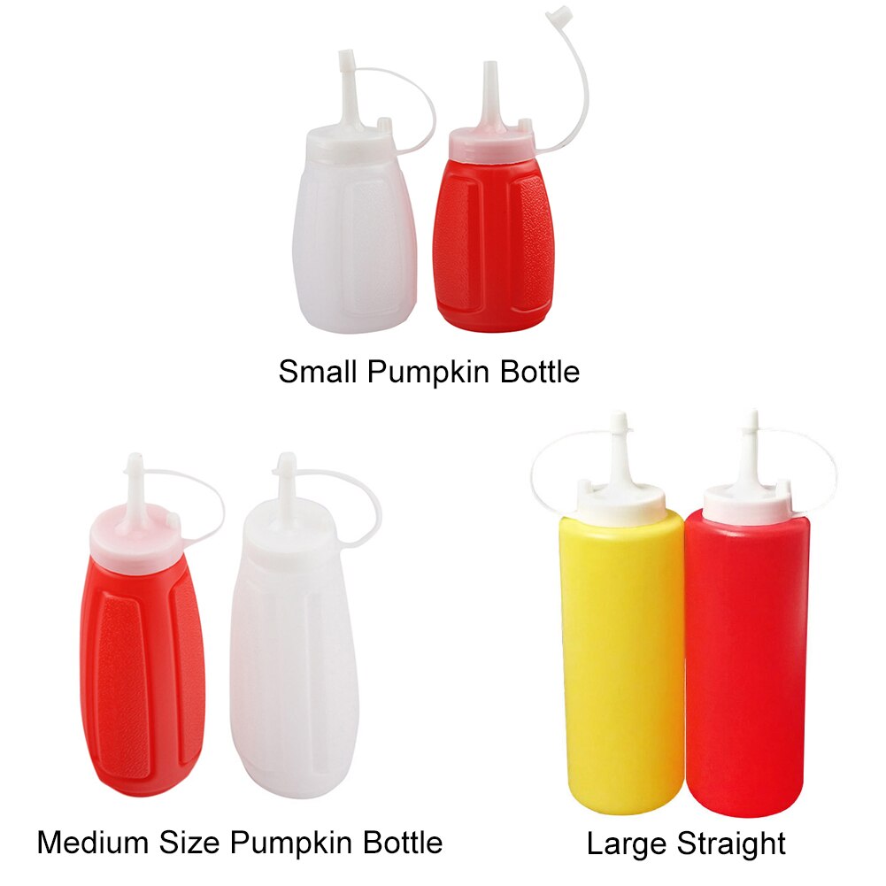 2 Stuks Fles Plastic Restaurant Cruet Keuken Benodigdheden Pompoen Bakken