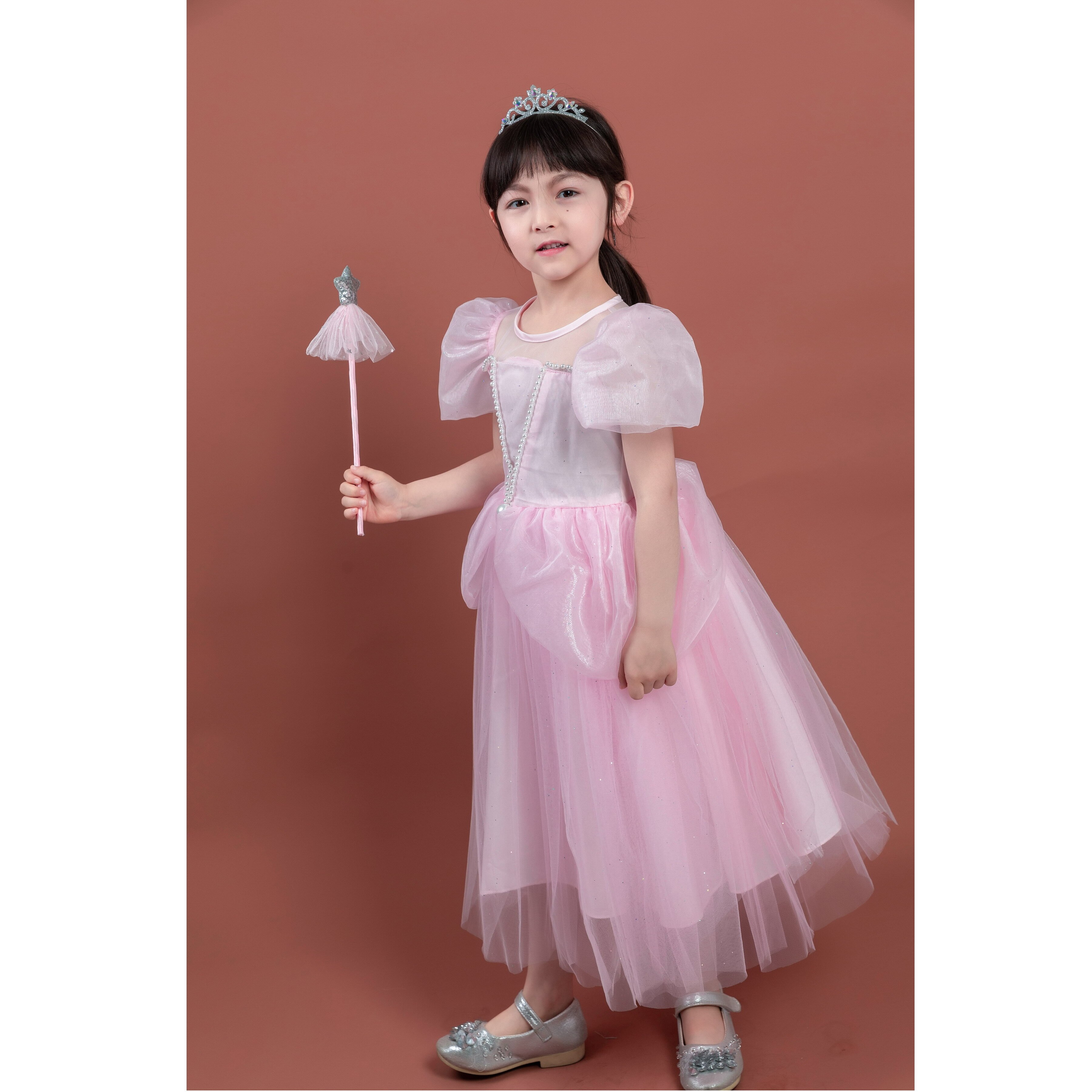 Party Dress Costume Pink Fairy Princess