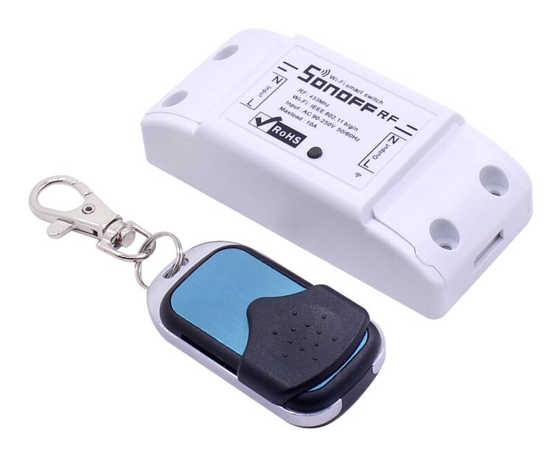 Itead Sonoff RF WiFi Smart Switch 433 Mhz télécommande bricolage sans fil intelligent Module domotique pour Google Alexa 10A 220 V: RF Controller