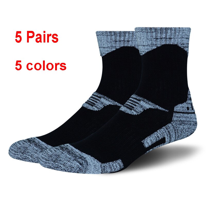 5Pairs Winter Thermal Ski Soccer Socks Men Women Sports Hiking Snowboard Socks Thermosocks Cycling Trekking Hiking Socks