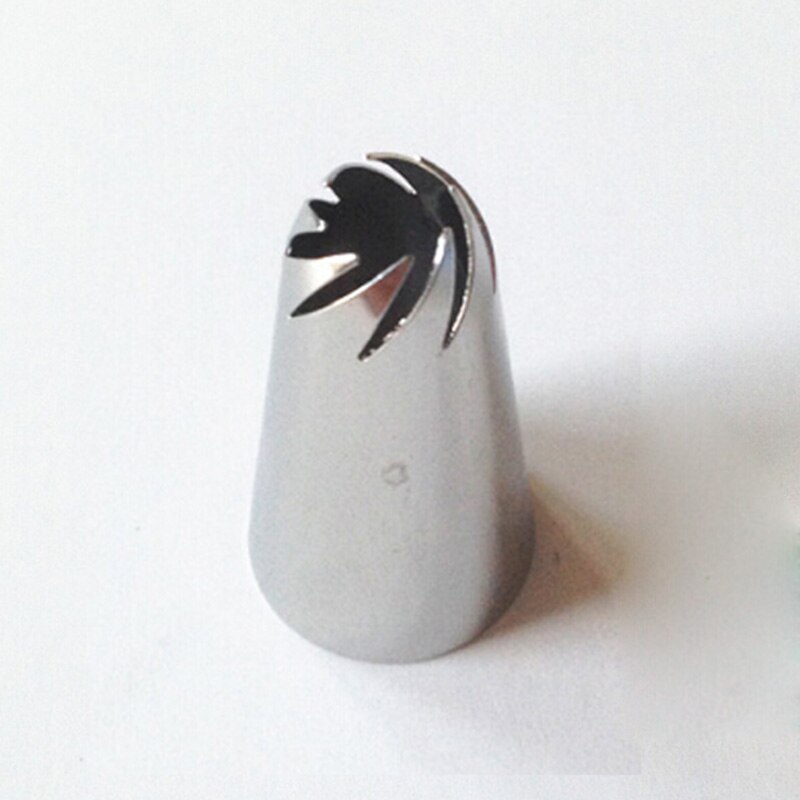 Ekstra store glasur rør dyser kage dekoration kage tip sæt fondant kage værktøj stål dyse rør gør det selv kage dekoration tips: 1pc små