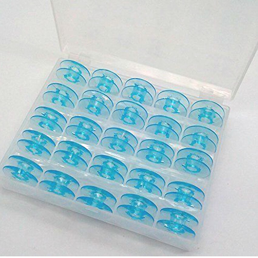 (pack  of 25) 9033p bobines de machine à coudre à canette dans une boîte à canette pour machine à coudre pfaff 1069 6250 6270 2134 pfaff