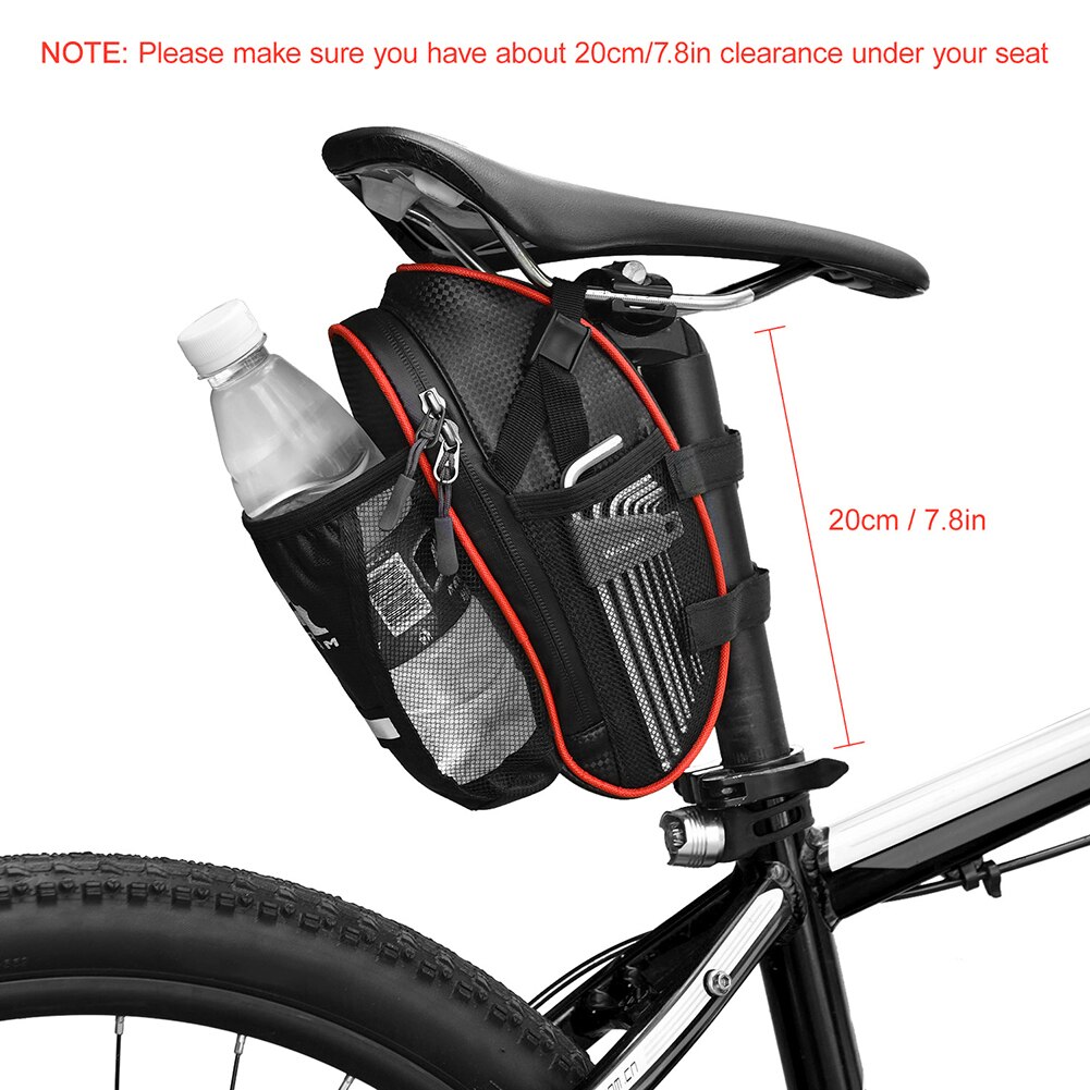 YSANAM Wasserdicht Berg Straße Fahrrad Sattelstütze Tasche Lagerung Sattel Beutel Reflektierende Fahrrad Sitz Schwanz Hinten Tasche Radfahren Zubehör