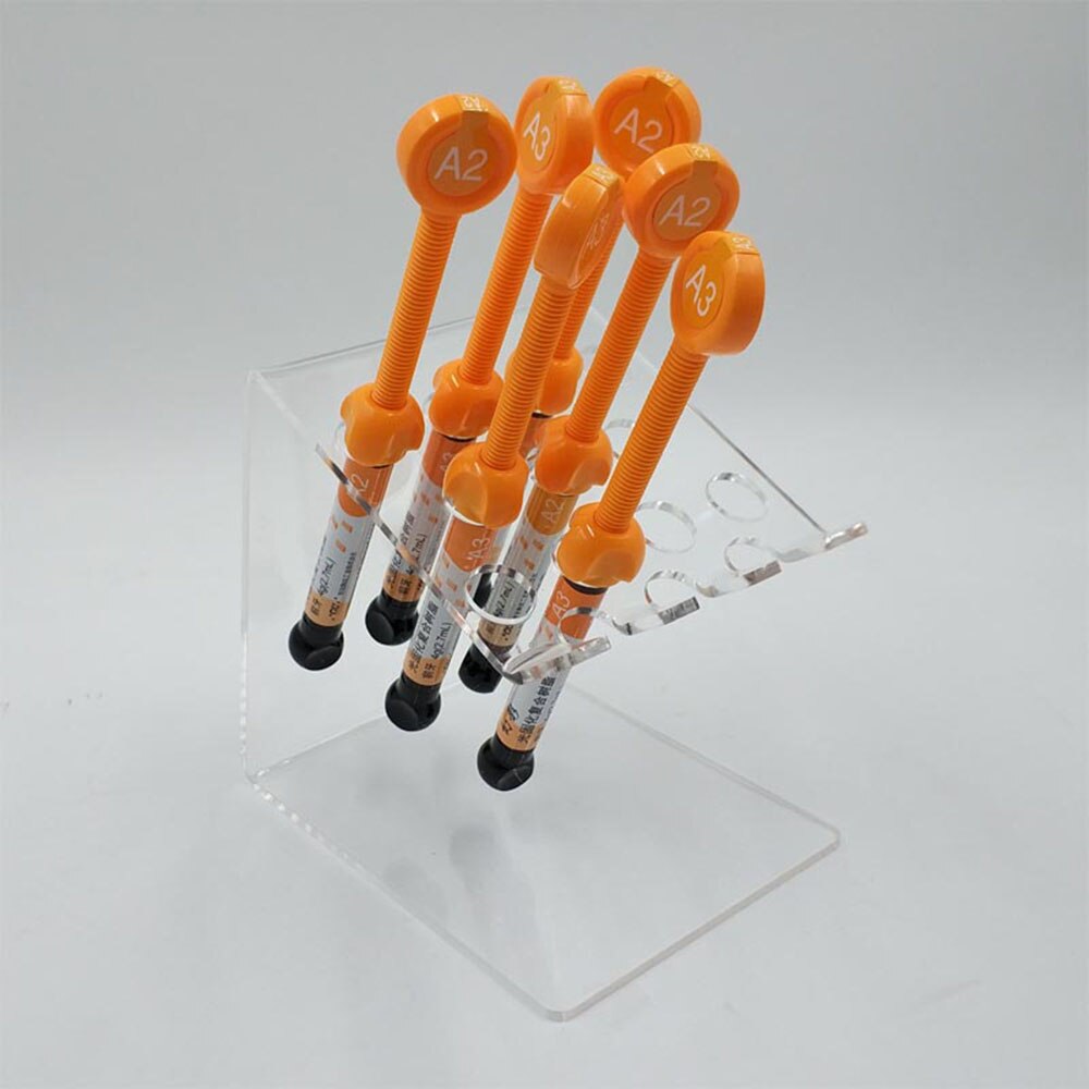 Dental Transparent Acrylic Resin Organizer Dental Composite Resin Holder for Teeth whitening