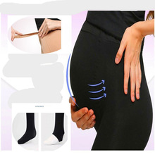 Herfst en winter 320D fluwelen zwangere vrouwen panty U-vormige bestand tijdens zwangerschap, maag lift elastische verstelbare bevruchten