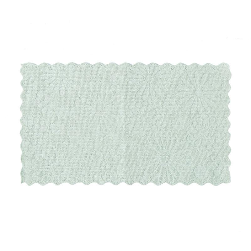 Küche Druck Saugfähigen Tuch Nicht-stick Öl Schüssel Handtuch Schüssel Tuch Hand Reinigung Handtuch Fenster Reiniger Tuch Zubehör: Licht Grün