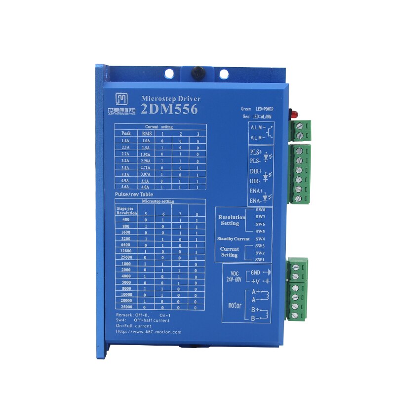 Pilote Moteur Pas à Pas DM542 - 5.6A 2 Phases 18-48V Pour Nema17 Nema23 Nema34 - Idéal CNC Et Automatisation