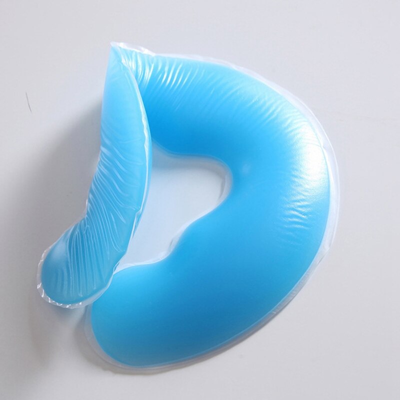 Cojín de silicona suave para masaje en forma de U, almohadilla de Gel para Spa, relajante, para el cuidado de la salud, 1 Uds.