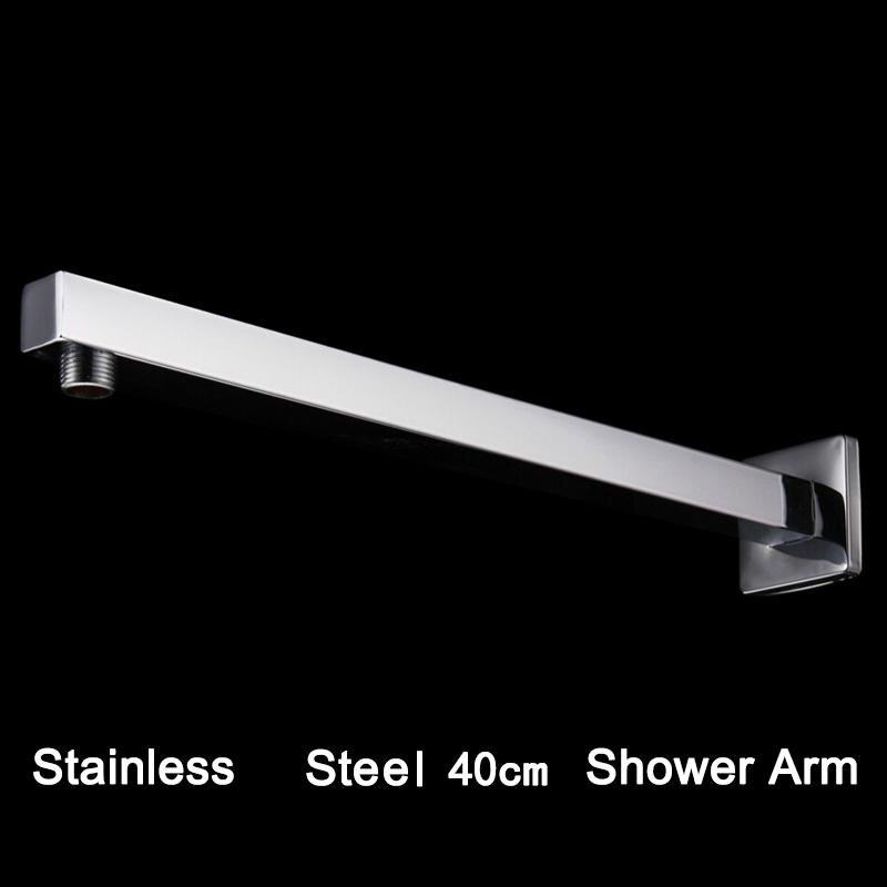 Brass Made Chrome 400mm Shower Arm Shower Head arm Wall Mounted Ceiling Mounted Shower Head Arm: A-001