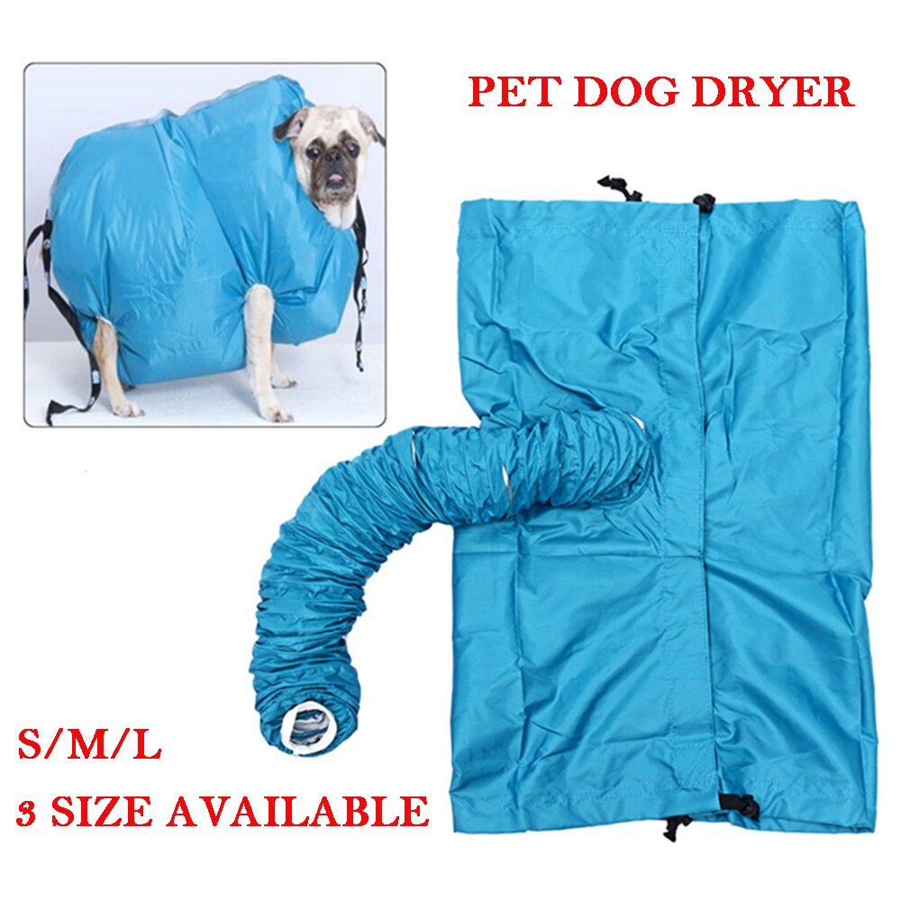 Borsa per toelettatura per asciugacapelli per cani da compagnia borsa per toelettatura per animali domestici portatile borsa per vestiti pieghevole per animali domestici borsa per asciugatura per gatti accessori blu