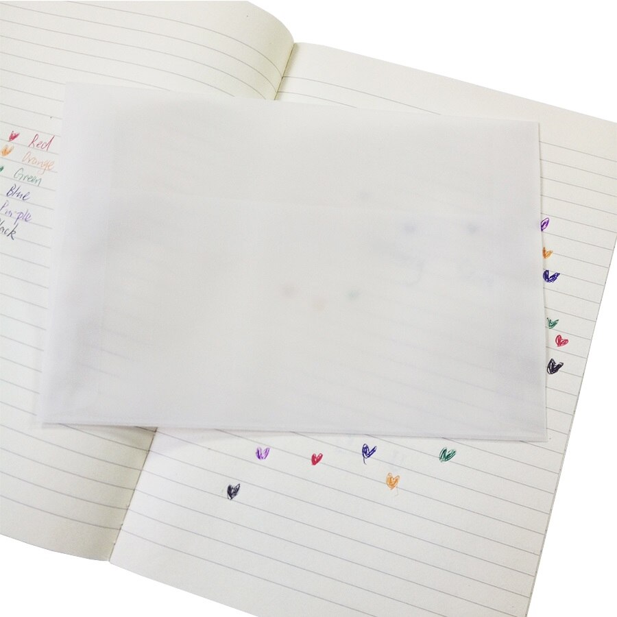 Papel translúcido blanco mate para tarjetas postales, sobres de ácido sulfurico en blanco, , 175x125mm, 100 unidades por lote