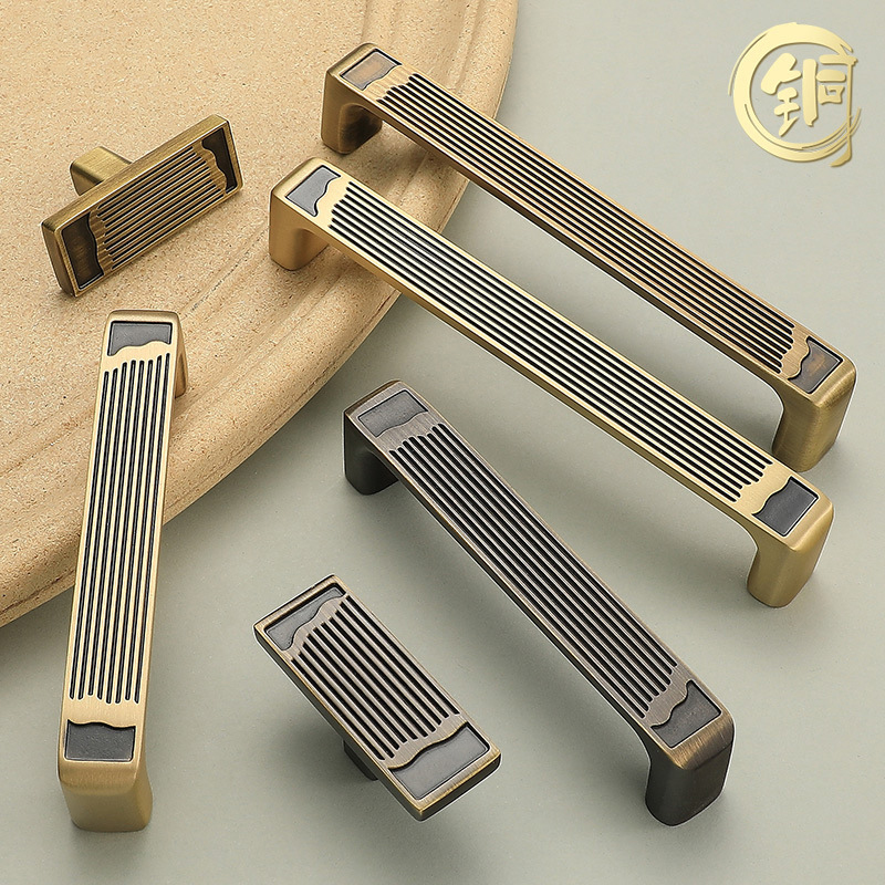 Manija de puerta de gabinete de latón vintage, manija de armario minimalista moderna, zapatero, cajón, manijas pequeñas para muebles