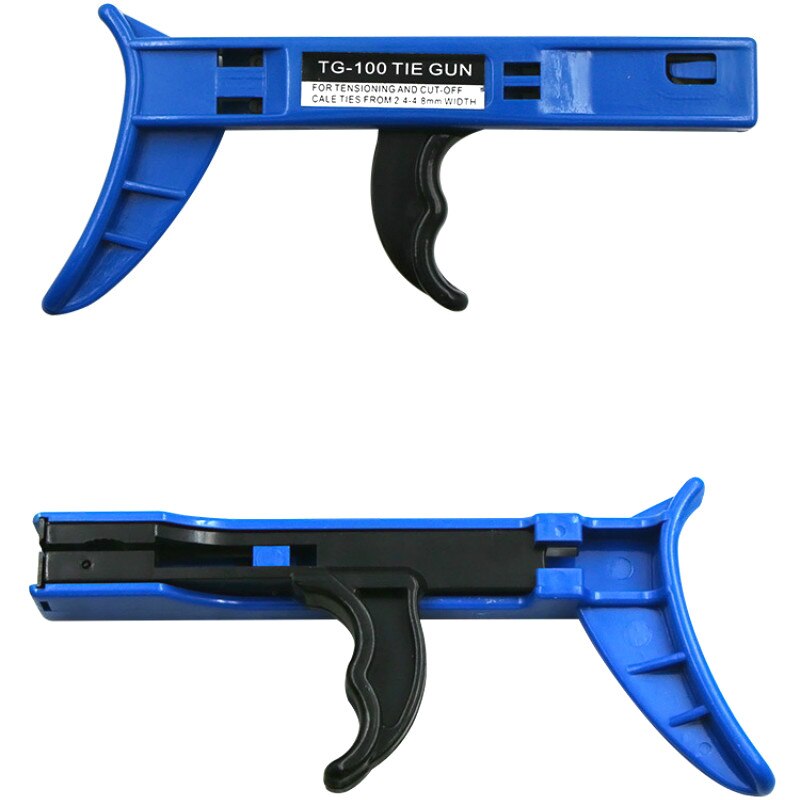 Nylon Cable Ties Cut Off Gun Cable Tie Gun Hand Tools Fastening Cutting Tool Manual Tie Machine TG-100 Automatic Tensioning