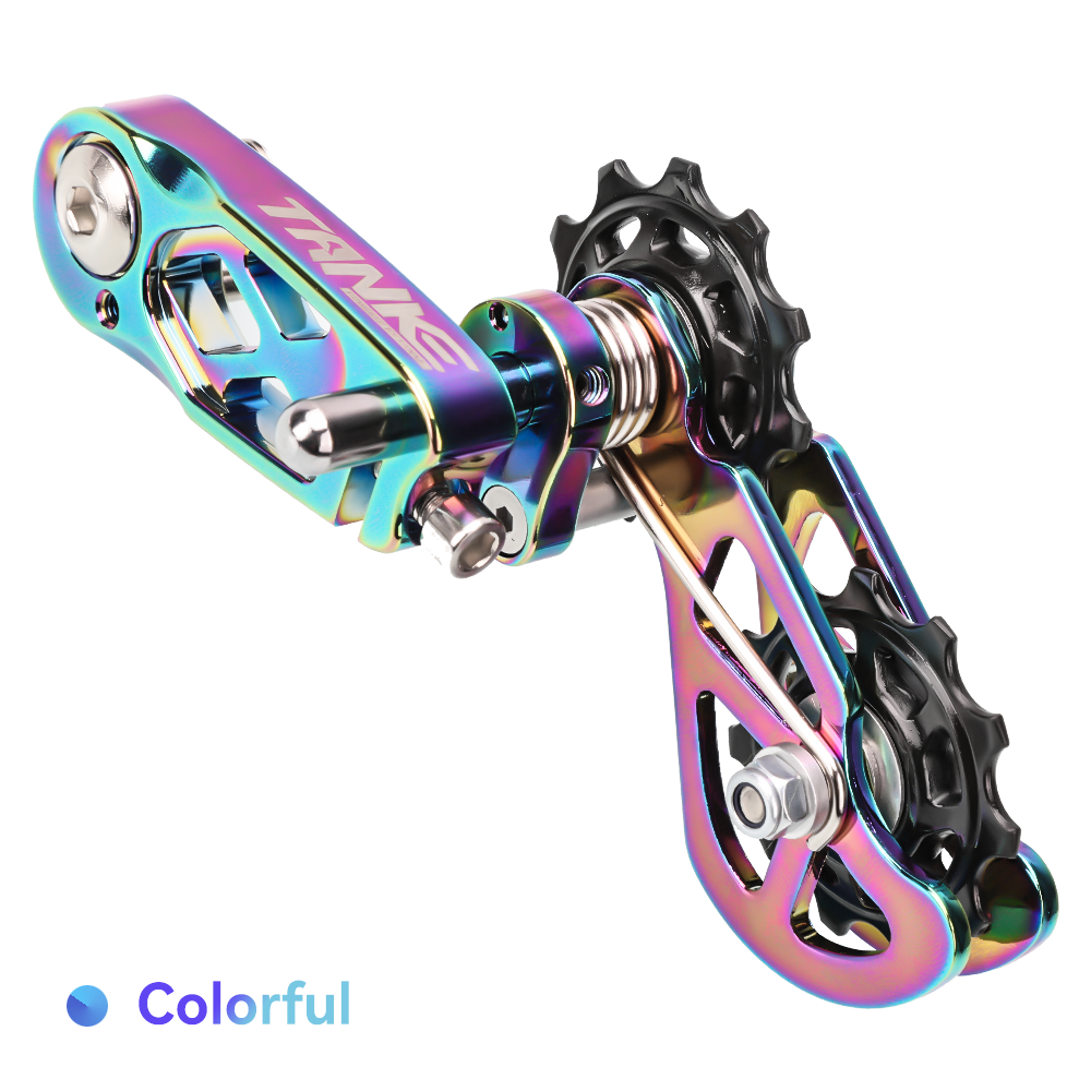 TANKE MTB Schmutz springen Single Geschwindigkeit Mountainbike Kettenspanner XC DJ bin DH Kettenführung Fahrradzubehör CNC-Bearbeitungsscheibe: verrotten