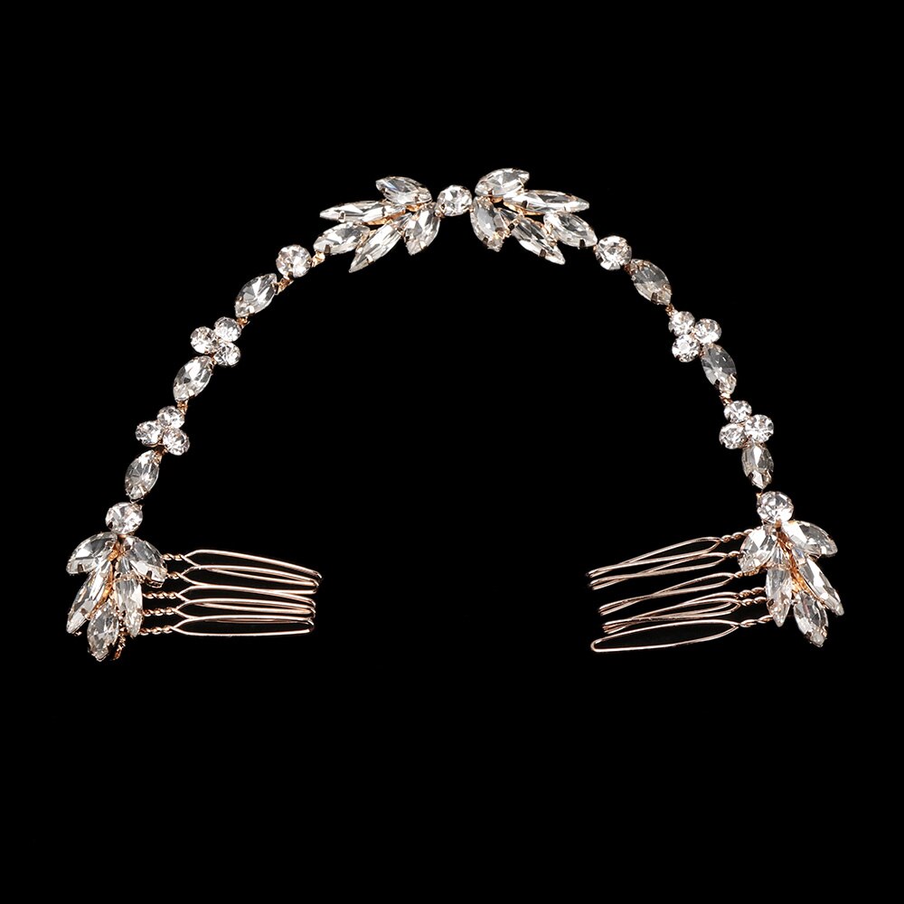 35/50/100/150CM Pearl Crystal Wedding Hair Vine Tiara Bridal Headband Hair Accessories Romantic Women Hair Jewelry