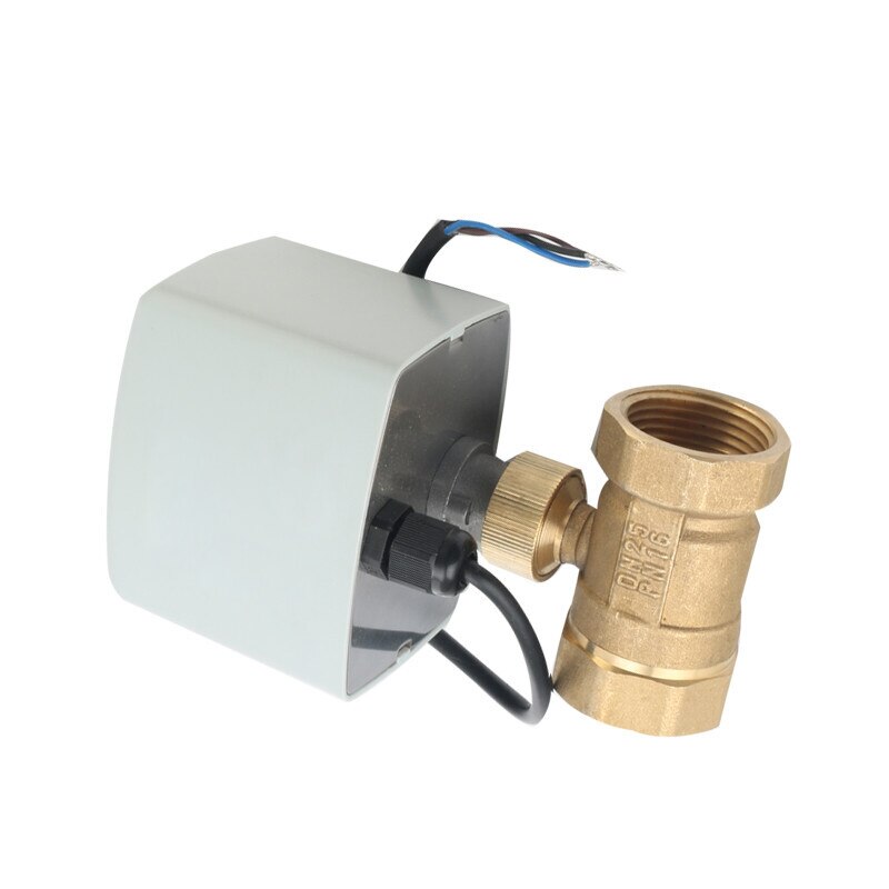 1/2&quot; 3/4&quot; 1&quot; 2&quot; Motorized Ball Valve 220V 12V 24V 3-Wire 2 Control Brass Electric Ball Valve Big Torque