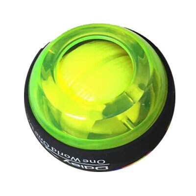 Bola para la muñeca LED Gyro, agarre de mano, fortalecedor de bola giroscópica, ejercitador de antebrazo de muñeca para brazos más fuertes, dedos de muñeca, huesos y músculos: green