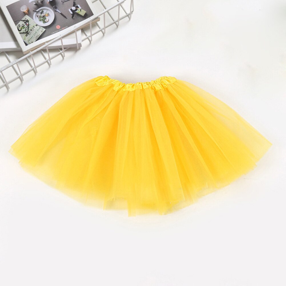 Tutu Skirt Children Mesh Ballet Dress Up Tulle Dance Party Skirts Girls Ballet Dress Kids Gymnastics Ballet Costumes