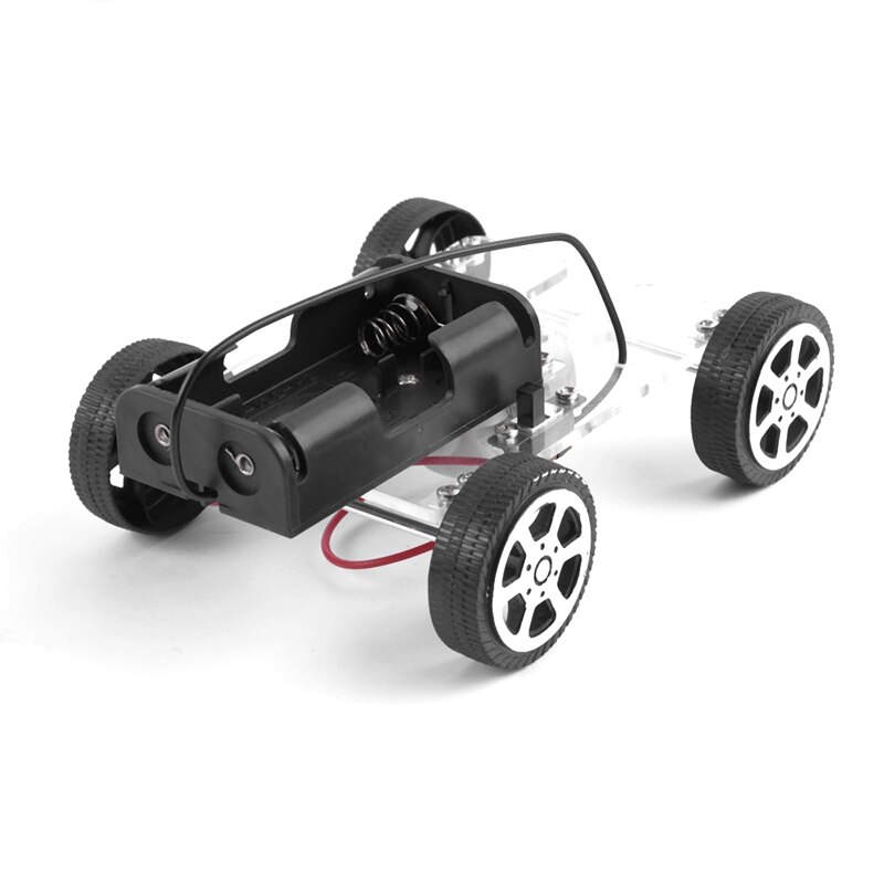 Elektrische Speelgoed Mini Auto Assembleren Technologie Handgemaakte Wetenschappelijk Experiment Model