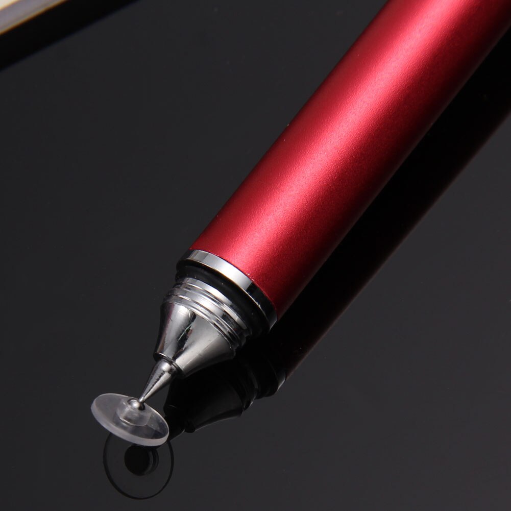 2 in 1 Stylus Ballpoint Pen Pencil Rubber Grip Disc Screen Pen Stylus Tablet Phone Universal for Touch Screens