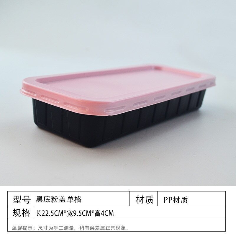 50pcs Microwavable Disposable color rectangular lunch box Sauce box Cracker box Food containers take-out 700ml