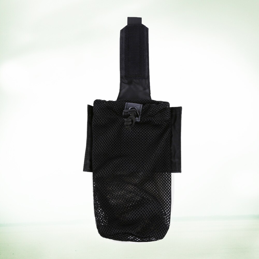 1PC Attachment Molle System Vest Accessory Kit Storage Molle Bag Foldable Bottle Pouch for Outdoor Camping Hiking (Black): As Shown 6