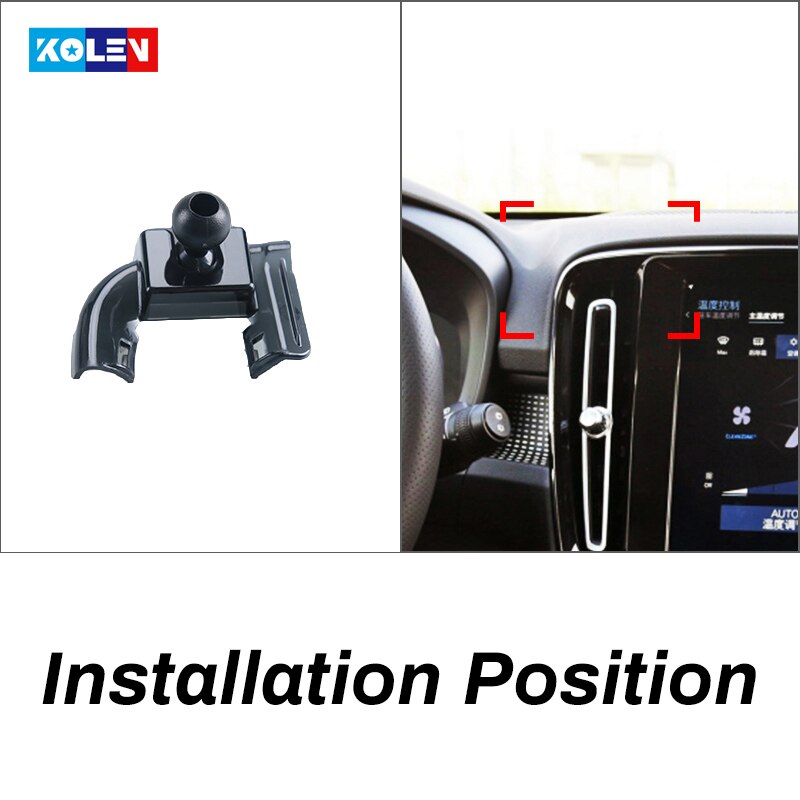 Auto Mobiele Telefoon Houder Voor Volvo S60 V60 Air Vent Telefoon Stand Gps Mount Cradle clip Navigatie Beugel