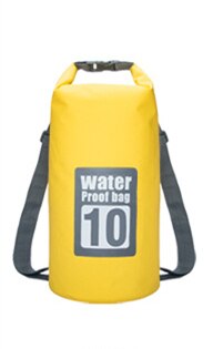 5L 10L 15L 20L Outdoor Waterproof Dry Bag Backpack Sack Storage Trekking Rafting Sports Kayaking Canoe Swimming Bag Travel Kits: Yellow 10L