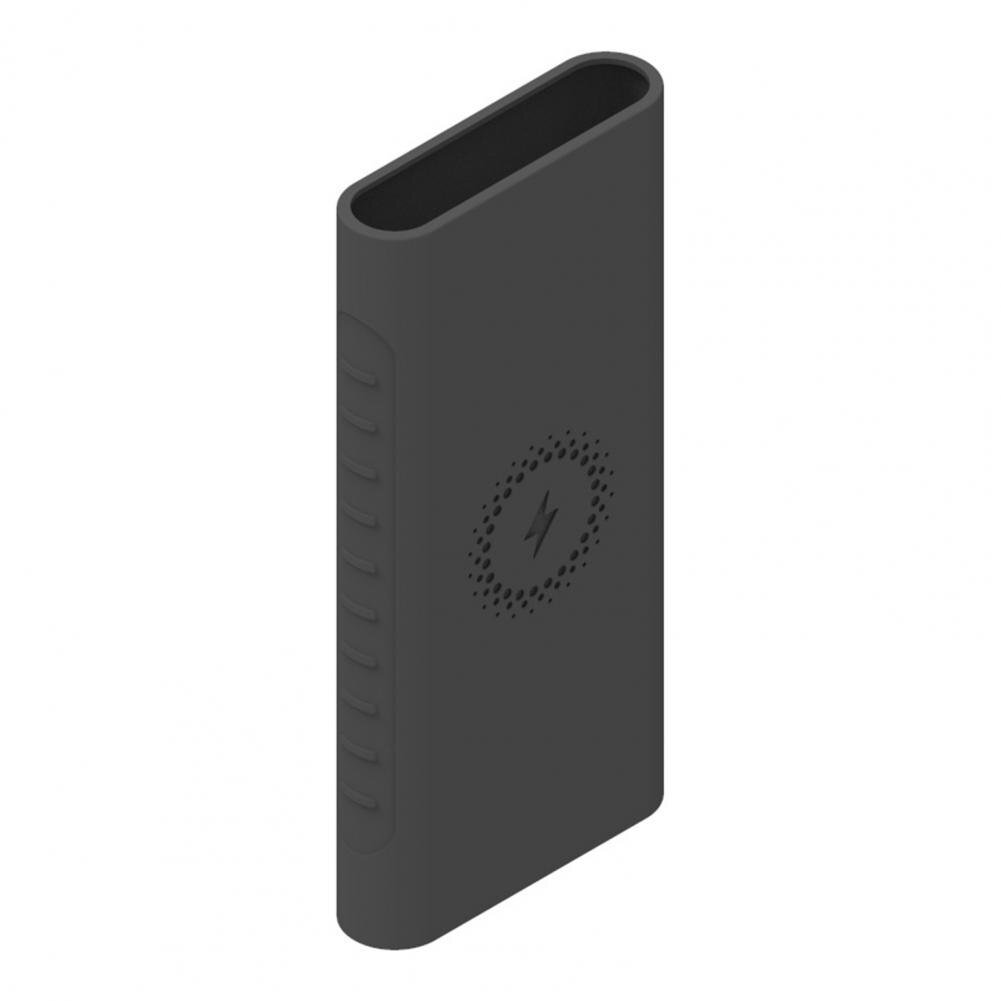 Protetor de silicone para celular xiaomi, proteção de silicone suave anti-queda da moda, verde, para geração de energia móvel de xiaomi, 3 10000mah, proteção rápida: Preto