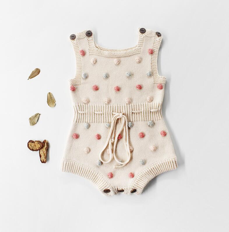 Baby Body Lente Baby Jongens Kleding Trui Handgemaakte Prom Peuter Meisjes Bodysuits Knit Bodysuits Baby Meisje Kleding: 82037 Khaki / 3M