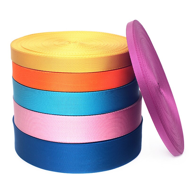 Fanreey – sangle en Nylon pour ceinture de sac de 20mm de large, 50 yards de 0.8mm d'épaisseur, matériel de bricolage, fournitures d'accessoires