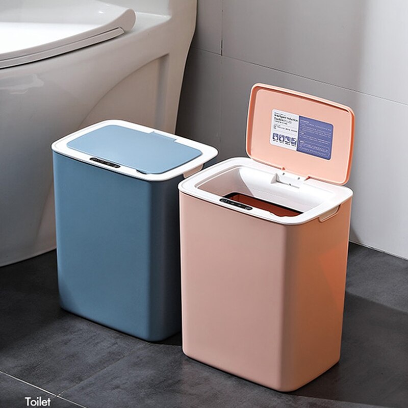USB Automatic Sensor Dustbin Smart Sensor Trash Can Induction Waste Bin Eco-Friendly Dustbin Household Trash Bin