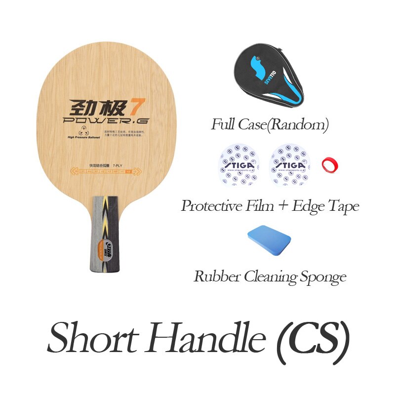 Originele Dhs Power G 7 Tafeltennis Blade (7 Ply Hout) PG7 PG-7 Pg POWER-G 7 Racket Ping Pong Bat Paddle: CS QP FT HMC