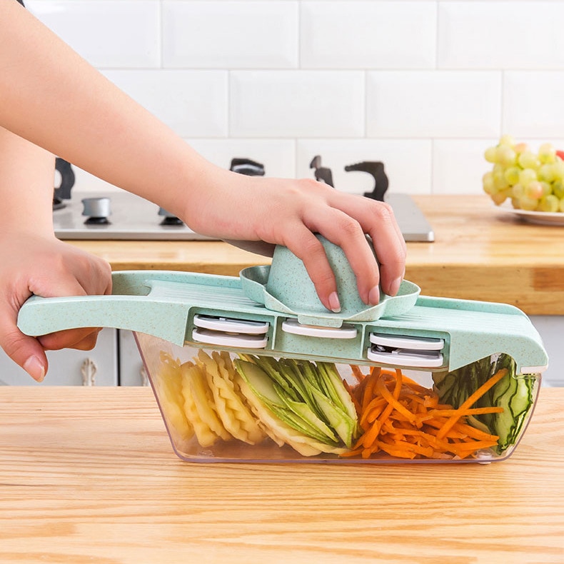 Multifunctionele Groentesnijder Potato Slicer Huishoudelijke Keuken Wortel Ruitenwisser Rasp Handmatige Snijmachine