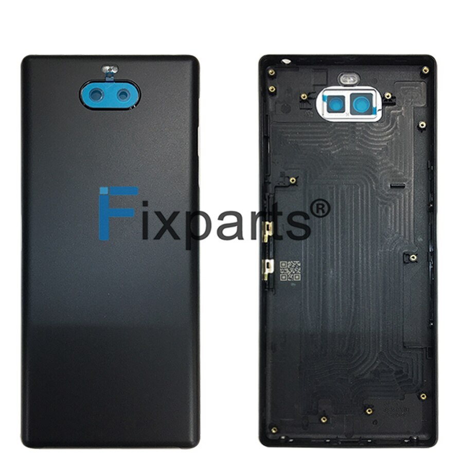 Coque arrière en verre pour Sony Xperia 10 Plus, couvercle de batterie, pièces de rechange