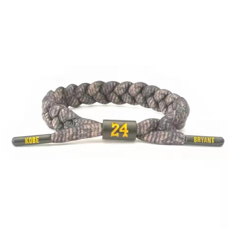 , cuerda trenzada de mano, pulsera de estrella de baloncesto, pulsera deportiva tejida, pulsera de estrella del mismo León: 6