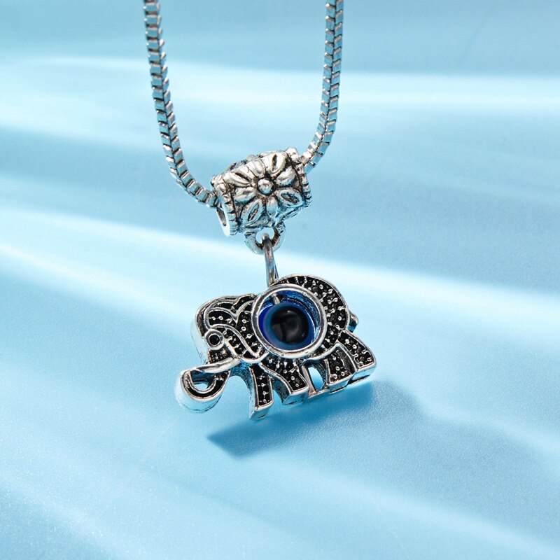 Charm gioielli turchi Evil Blue Eye Butterfly Turtle Owl Palm collana per donna uomo ciondolo catena clavicola girocollo regali gioielli