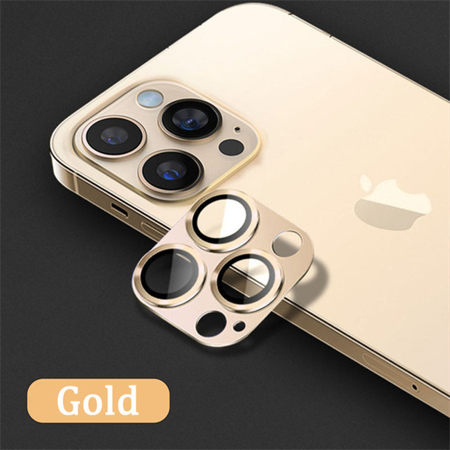 Metall Kamera Objektiv Glas Schutz für IPhone 14 13 15 Profi Max 12 Mini 14 Plus 14Profi 13Profi 15Profi i15 Glas Objektiv Abdeckung Zubehör: Gold / bündeln4