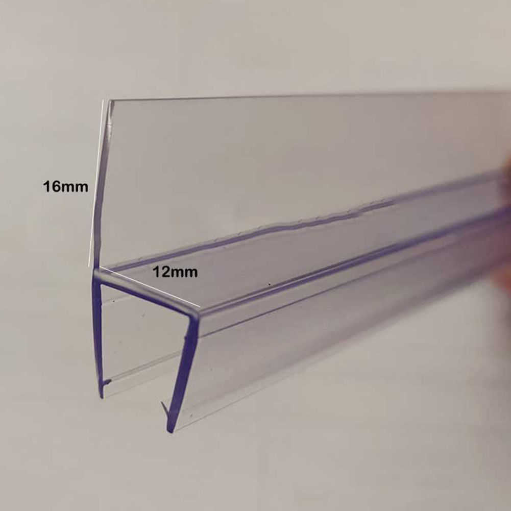 Shower Door Gasket Seal Strip 50cm 6/8/10/12/15mm Belt Replacement Parts For Water Deflector Shower Glass Bathroom Accessories