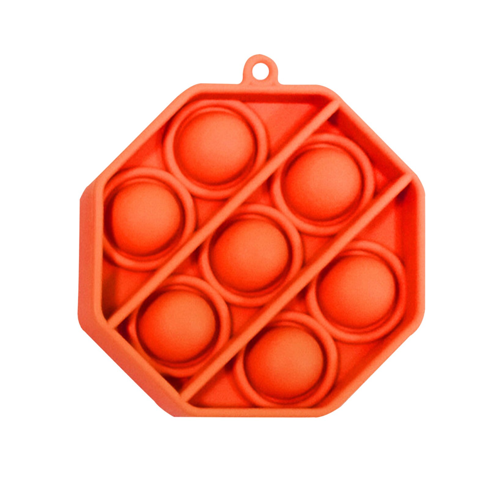Popit Fidget Toy Push Bubble Fidget giocattolo sensoriale autismo esigenze speciali antistress e aumento della messa a fuoco morbido giocattolo antistress: F