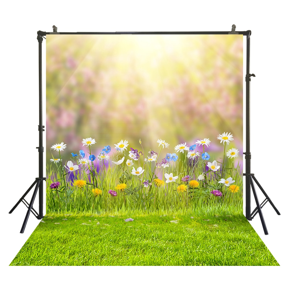 HUAYI Easter Day Photography Backdrop Newborns Baby Child Easter Spring Photo Booth Background Studio Portraits Backdrop W-3816