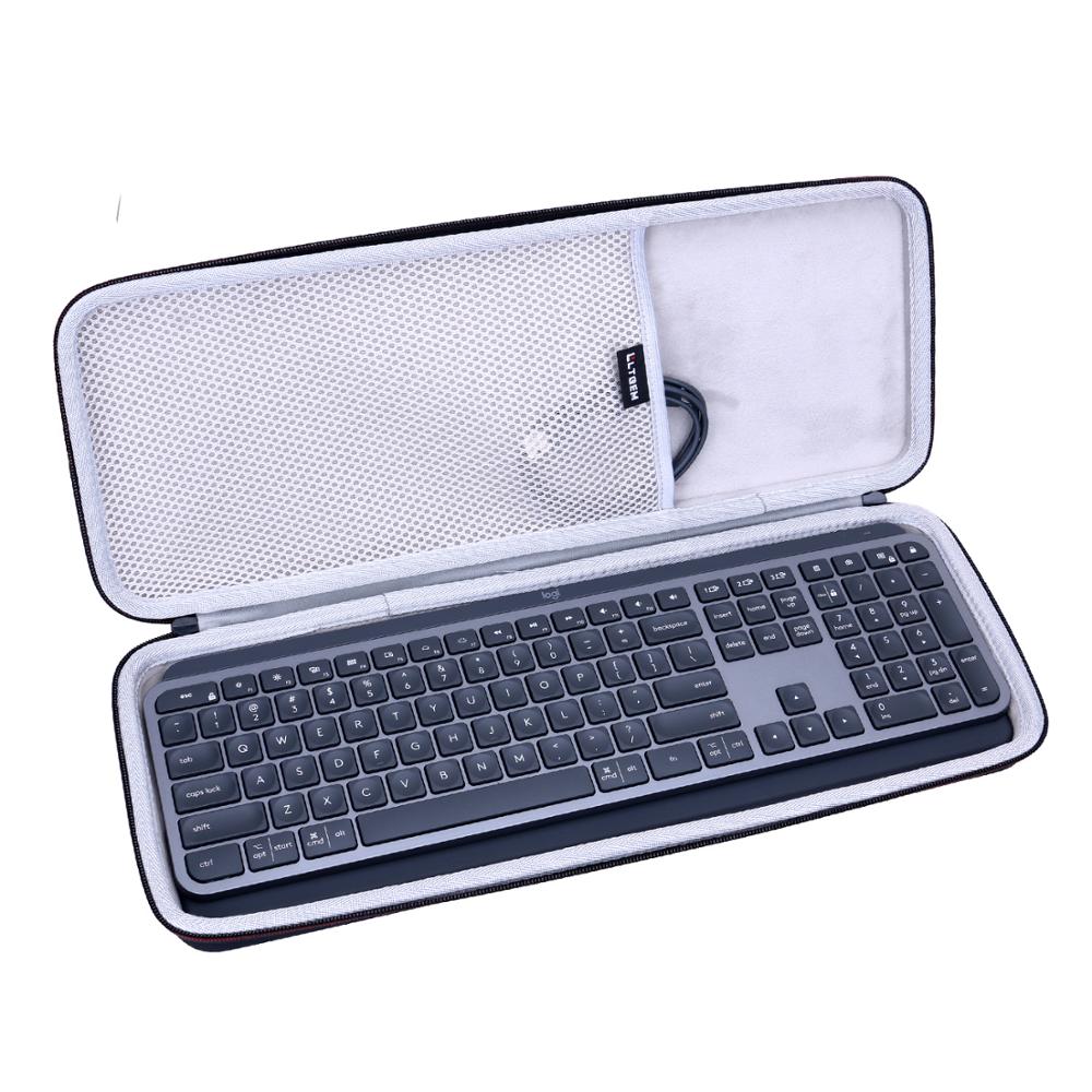 LTGEM-funda rígida EVA para Logitech MX teclas, teclado iluminado inalámbrico avanzado