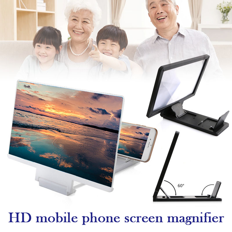 3d Mobiele Telefoon Screen Vergrootglas Hd Video Versterker Stand Beugel Telefoons Screen Vergrootglas Opvouwbare Mobiele Telefoon Projector