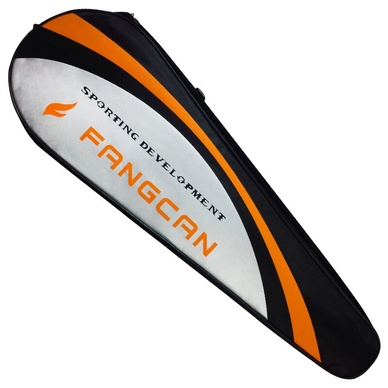 Fangcan enkelt skulder oxford stof badminton ketcher taske sort til 1-2 ketcher: Orange