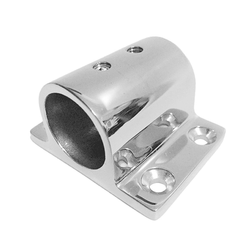 Barandilla para barco, Base Rectangular de acero inoxidable 7/8, 90 grados, 316 pulgadas