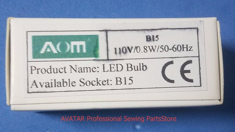 E12 E14 E15 110V/220V 0.8W 50-60Hz household Household sewing machine bulbs bulb lamp for singer juki pfaff janome brother acme